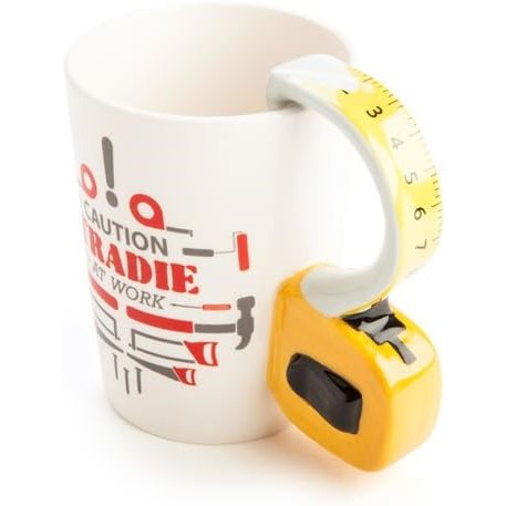 Tradies Mates Measuring Tape Handle Mug