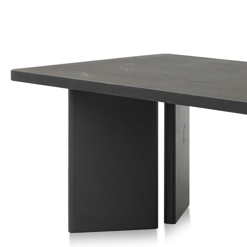 Traditional Ebony Dining Table 300cms - Black