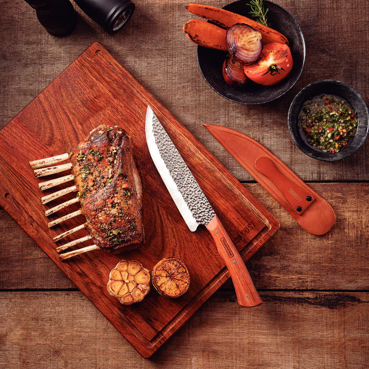 Tramontina 8" Meat Knife with Wooden Handle