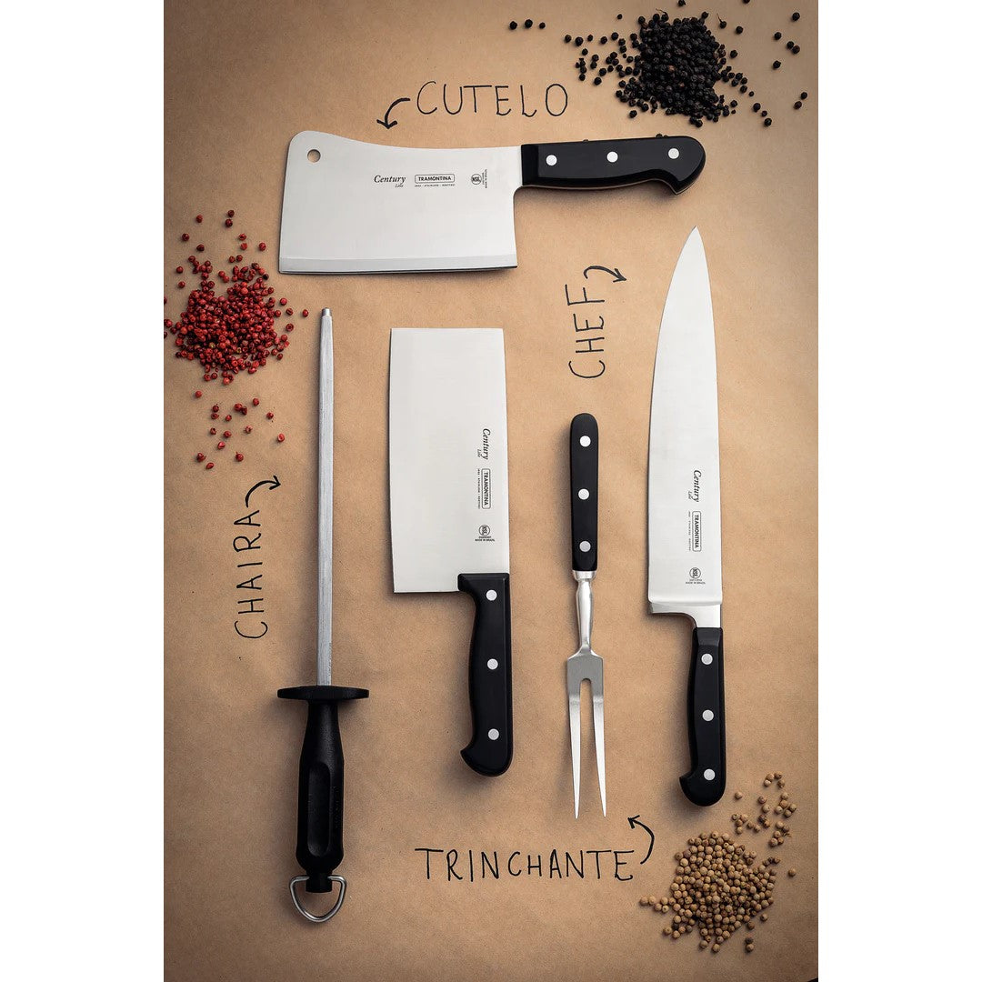 Tramontina Century Grooved Sharpener - 25.4cms