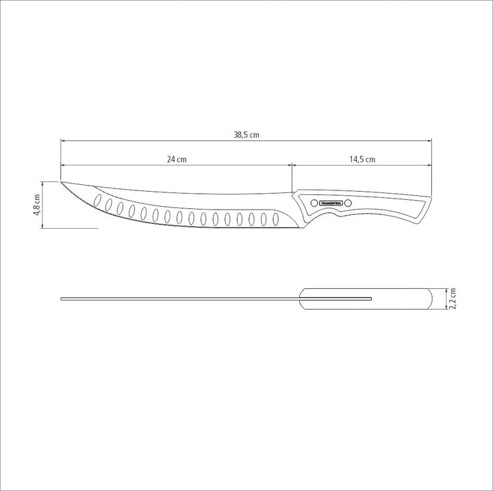 Tramontina Churrasco Black Collection Butcher Knife