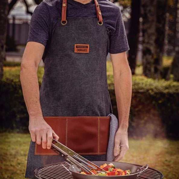 Tramontina Churrasco Fabric and Faux Leather Apron