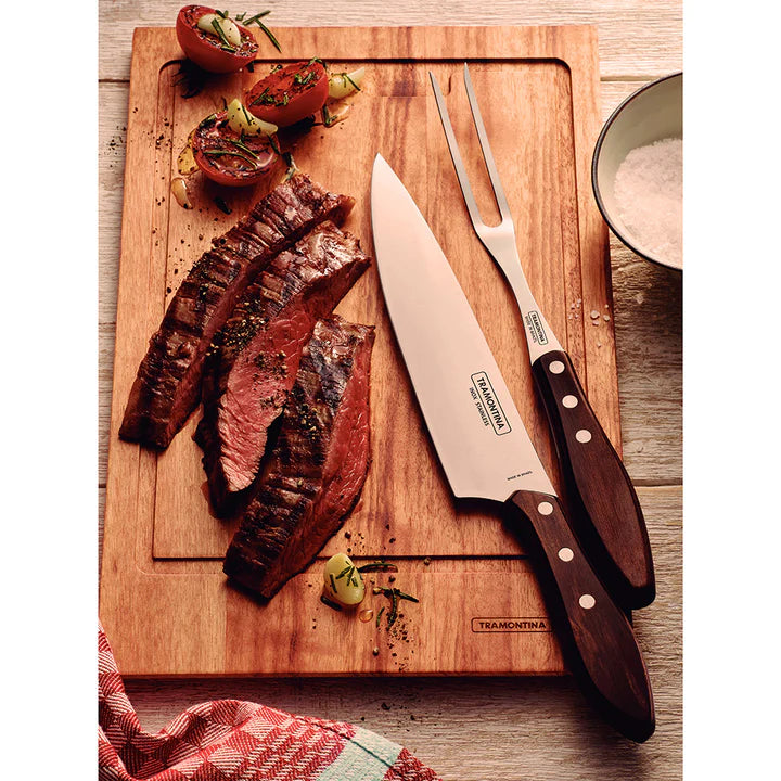 Tramontina Churrasco Polywood 2Pcs Barbecue Set