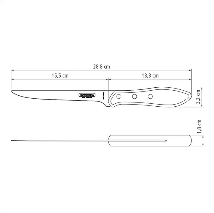 Tramontina Churrasco Set with Leather Pouch - 3Pcs