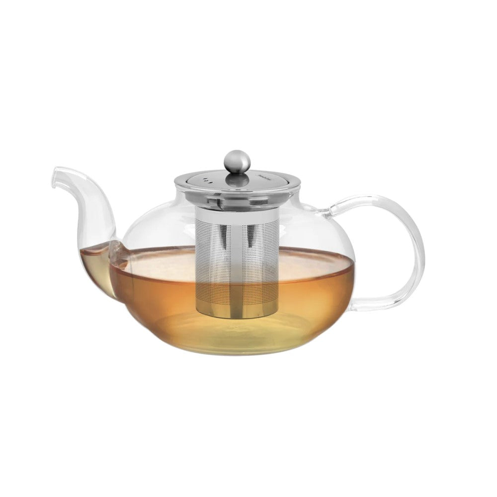 Tramontina Glass and Stainless Steel Teapot with Infuser 1 L