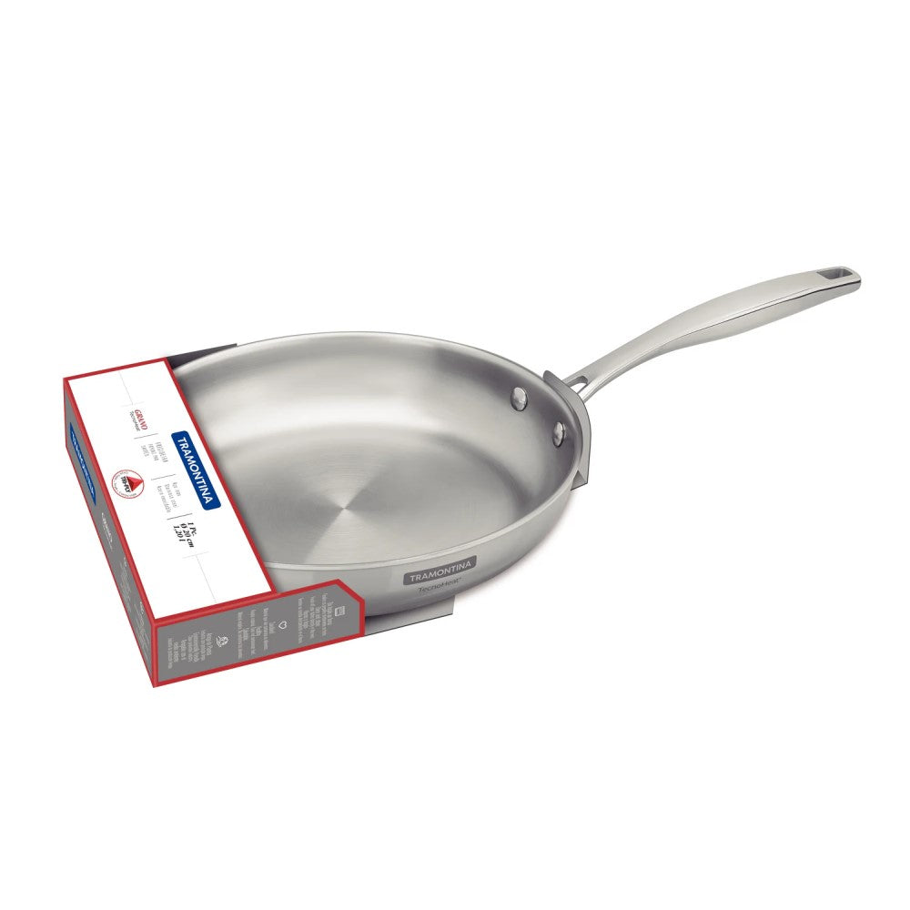 Tramontina Grano 1.2 L Shallow Stainless Steel Frying Pan - 20cms