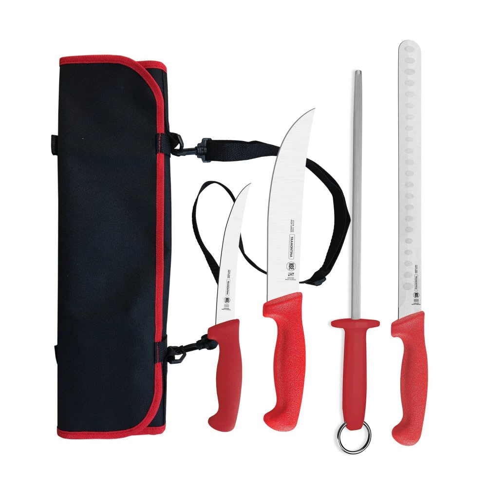 Tramontina Low & Slow 5 Pcs Knife Set with Pouch