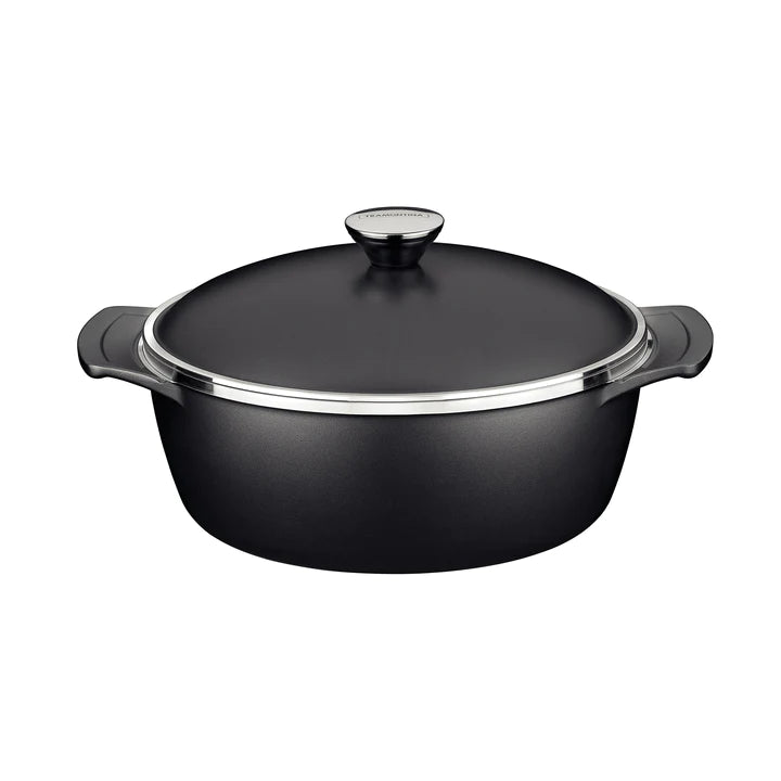 Tramontina Lyon Black Casserole 3.7 Litres