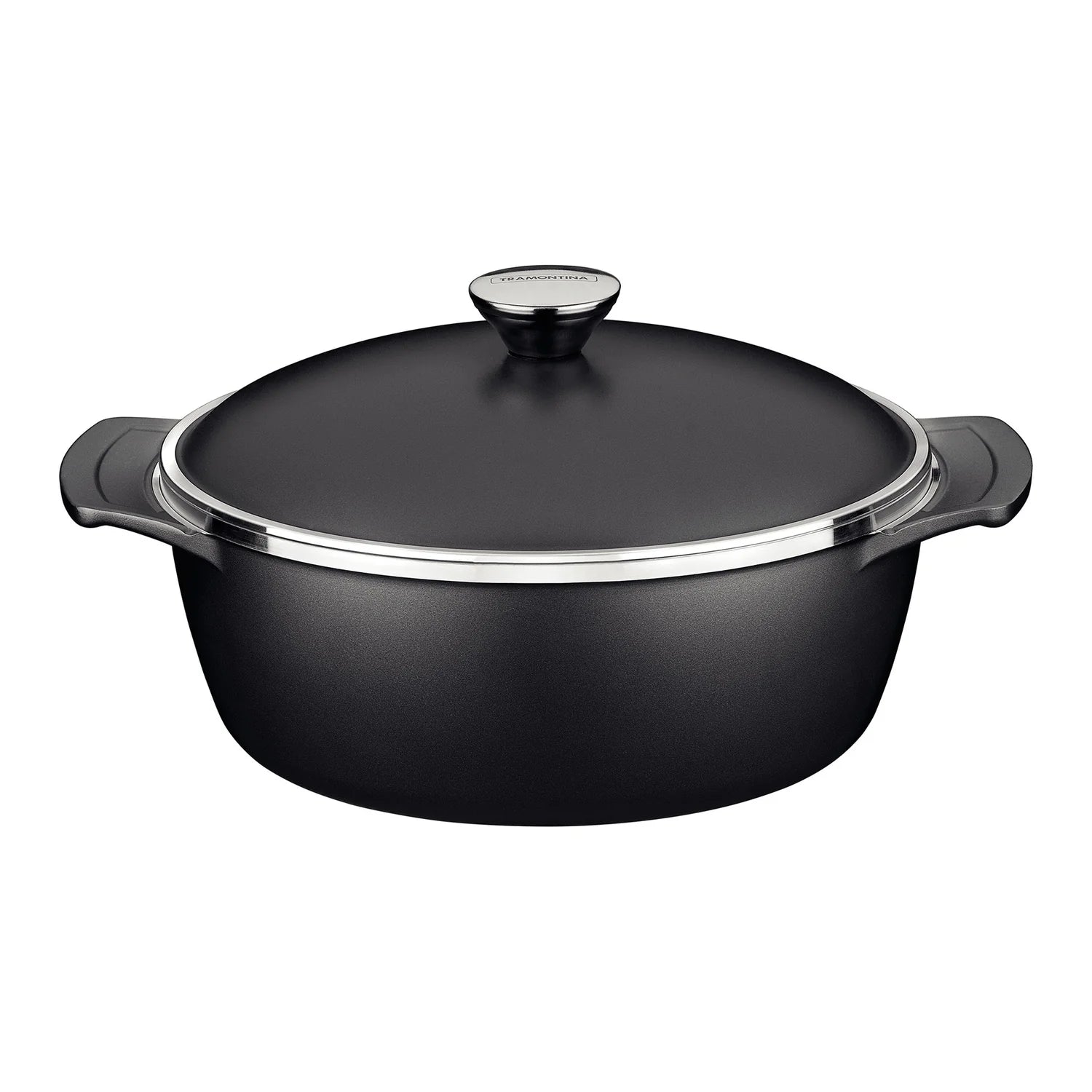 Tramontina Lyon Black Casserole 6.8 Litres