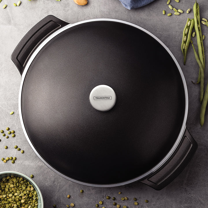 Tramontina Lyon Black Frying Pan 4.3 Litres
