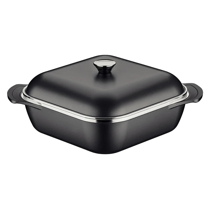 Tramontina Lyon Black Square Pot 5.5 Litres