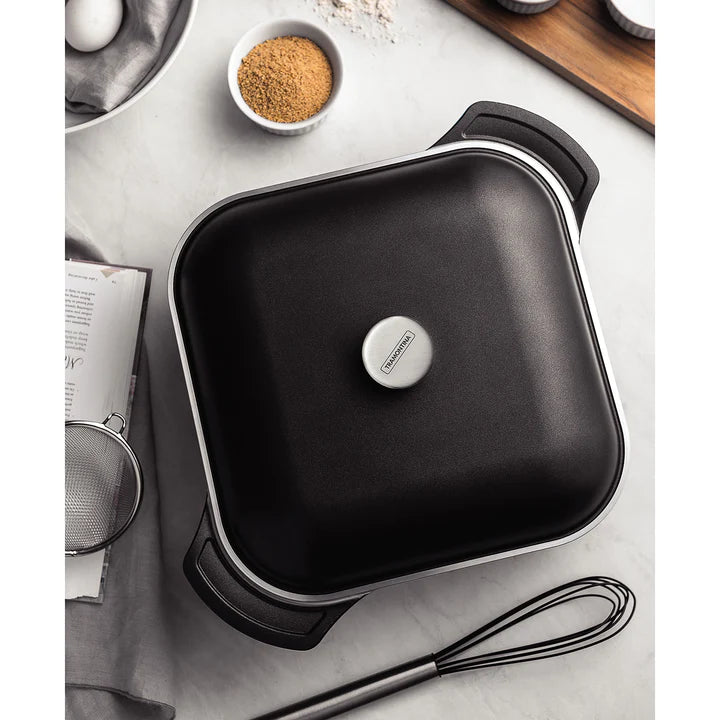 Tramontina Lyon Black Square Pot 5.5 Litres