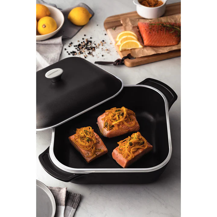 Tramontina Lyon Black Square Pot 5.5 Litres