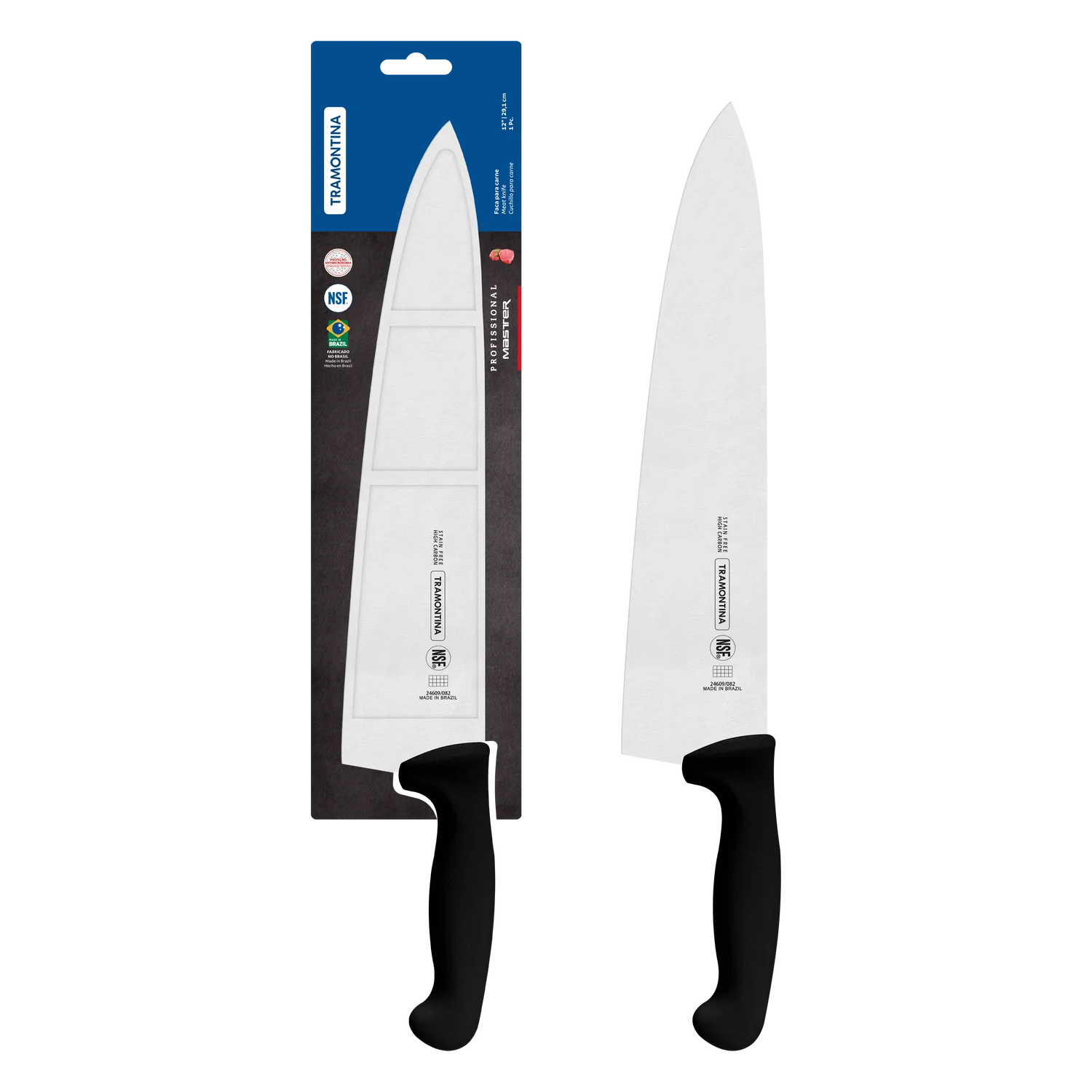 Tramontina Master Professional Black Cooks Knife 12"