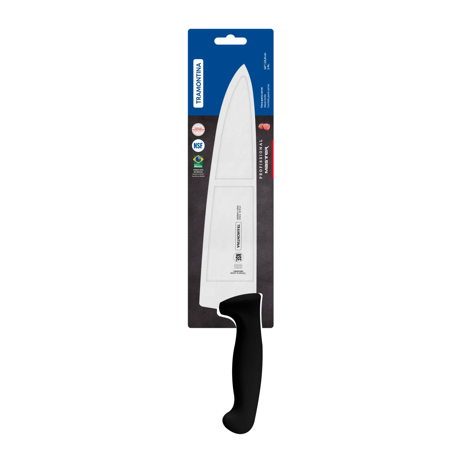 Tramontina Master Professional Black Meat Knife 10"