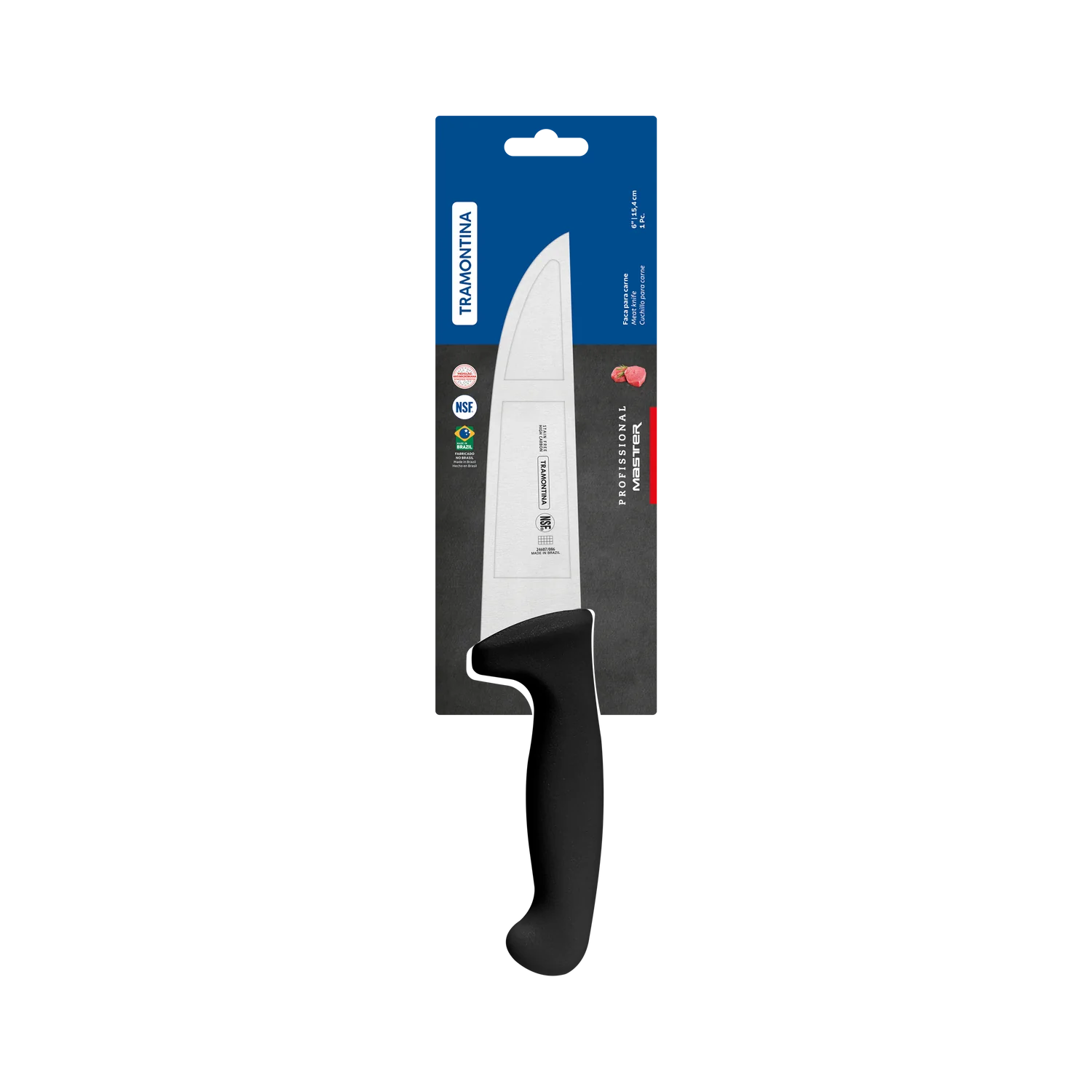 Tramontina Master Professional Black Meat Knife 6"