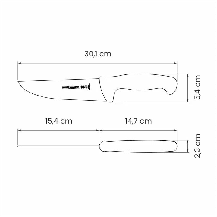Tramontina Master Professional Black Meat Knife 6"
