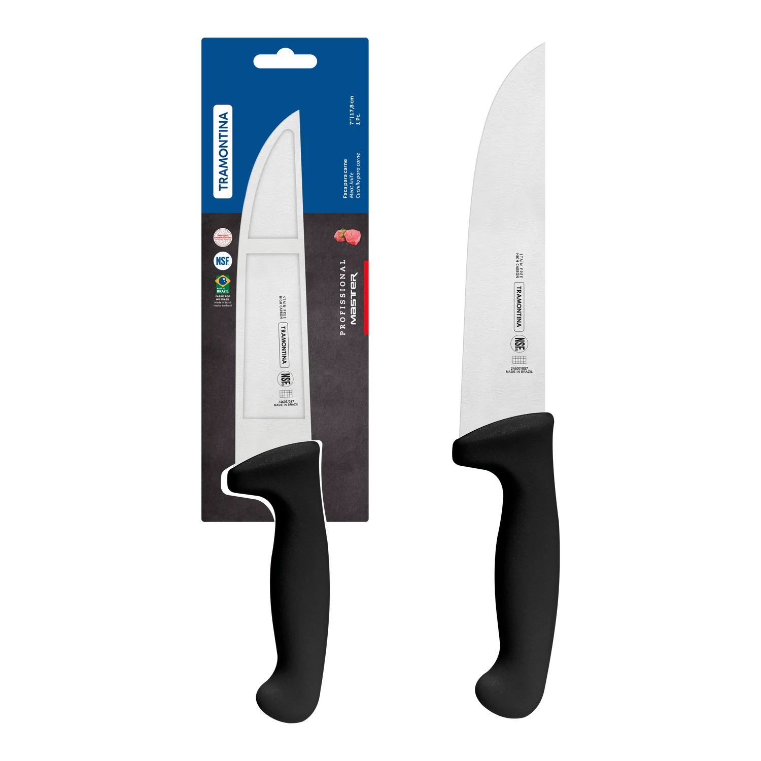 Tramontina Master Professional Black Meat Knife 7"