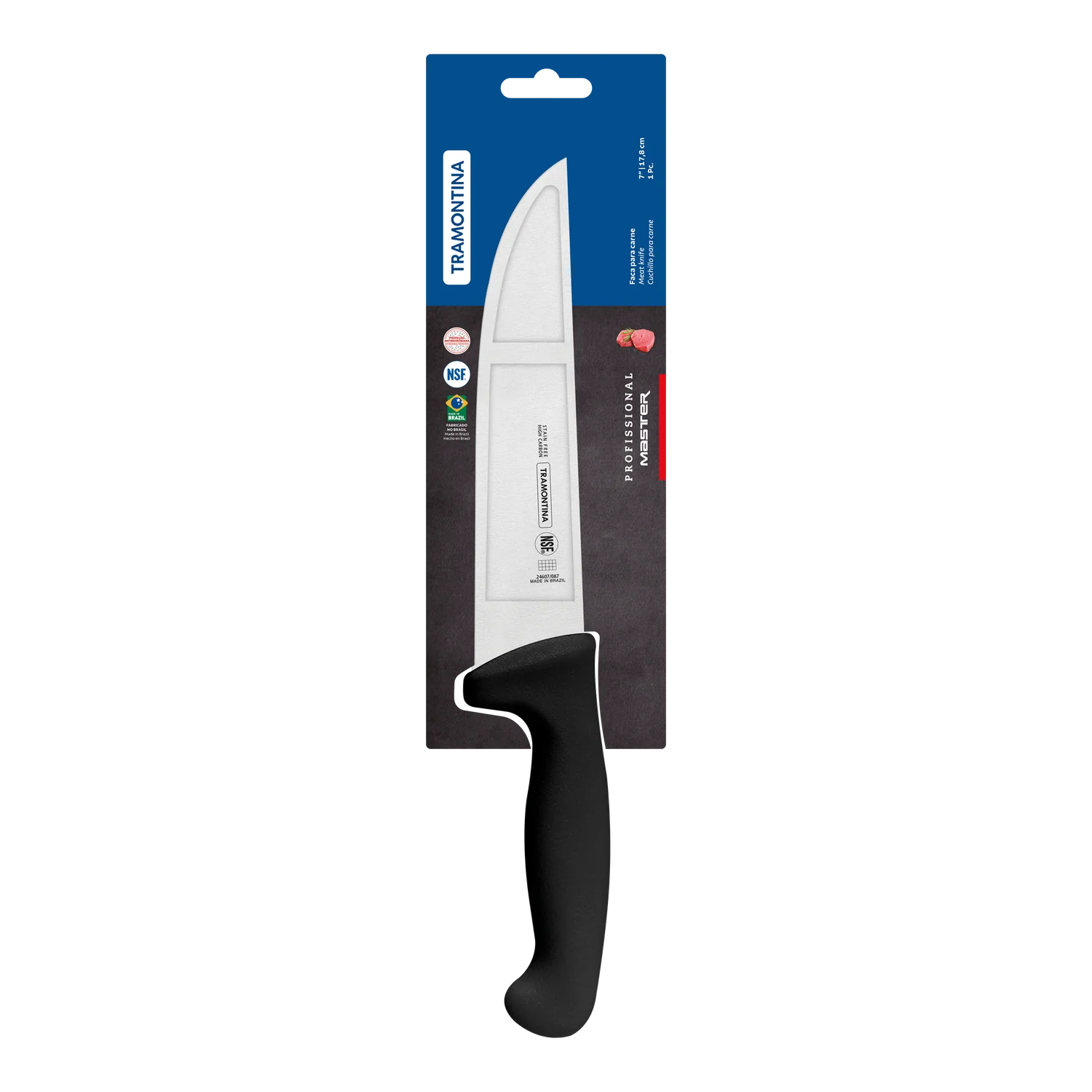 Tramontina Master Professional Black Meat Knife 7"