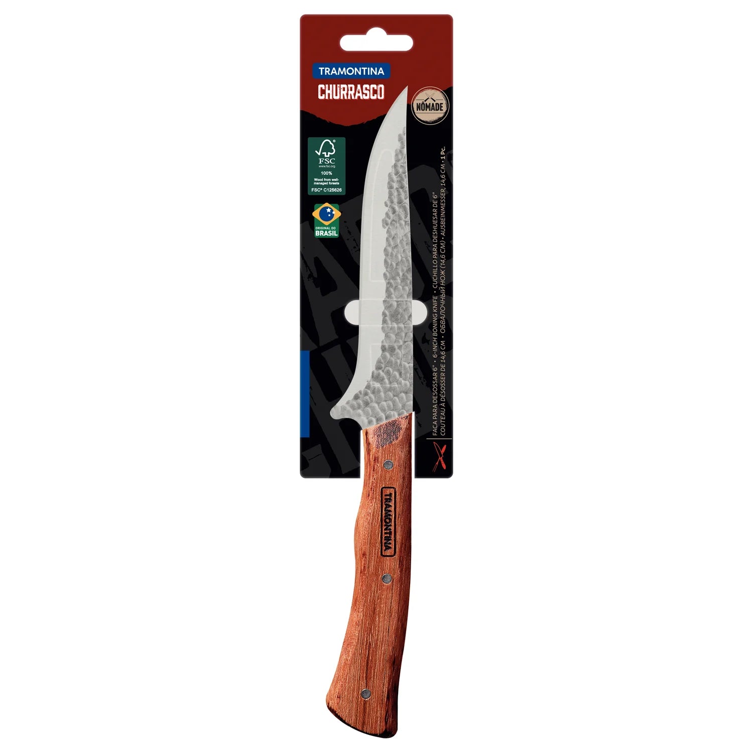 Tramontina Nômade 7" Meat Knife with Wood Handle