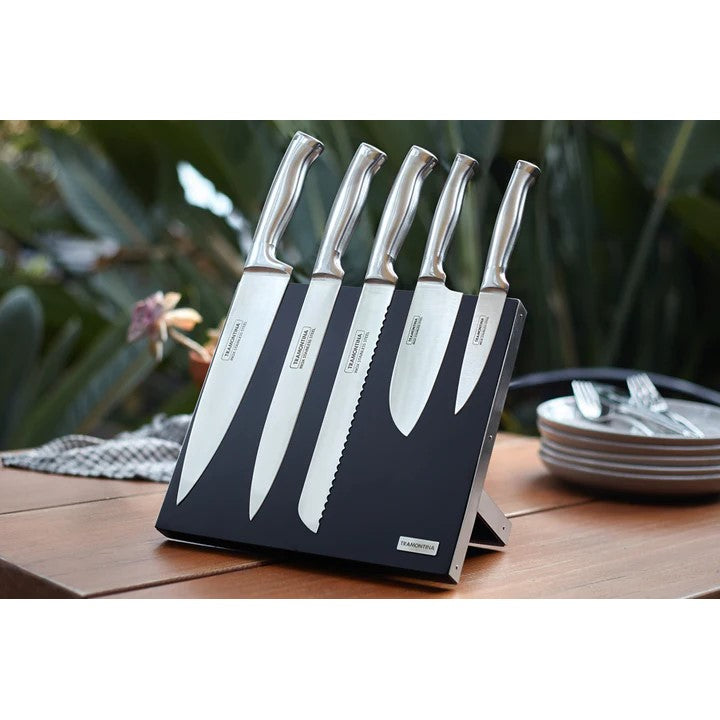 Tramontina Polaris Magnetic Knife Block 6Pcs