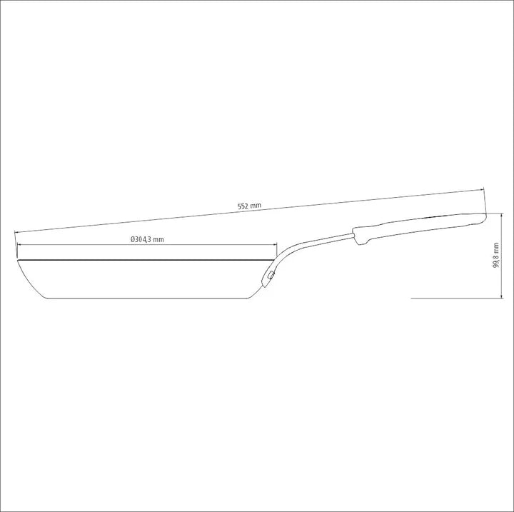 Tramontina Professional Iron Frying Pan 30cms