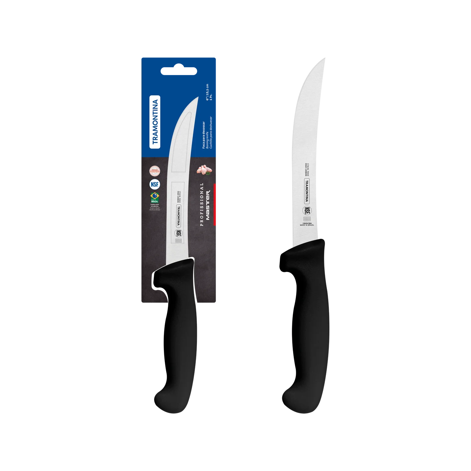 Tramontina Professional Master Black Boning Knife 6"
