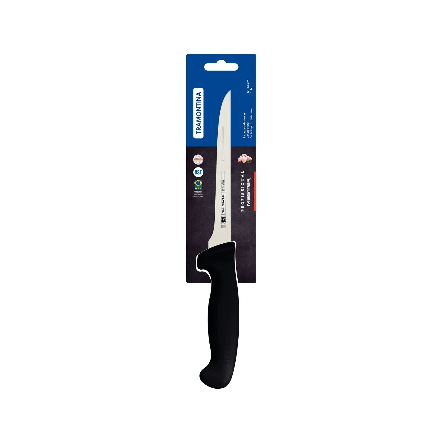 Tramontina Professional Master Black Boning Knife 6"