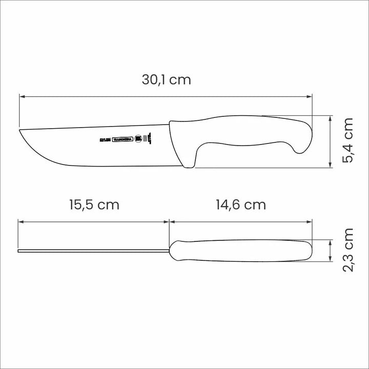 Tramontina Professional Master Black Butcher Knife 6"