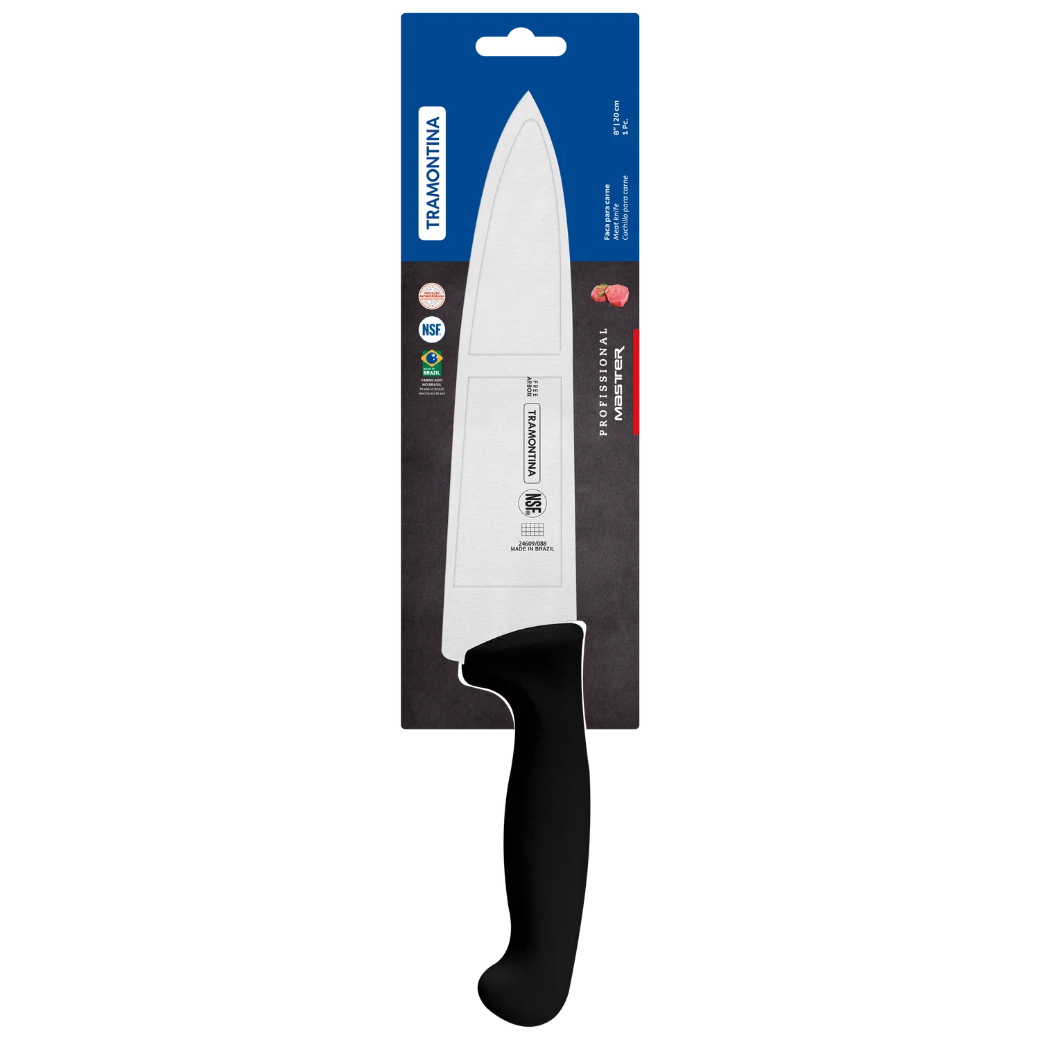 Tramontina Professional Master Black Cooks Knife 8"