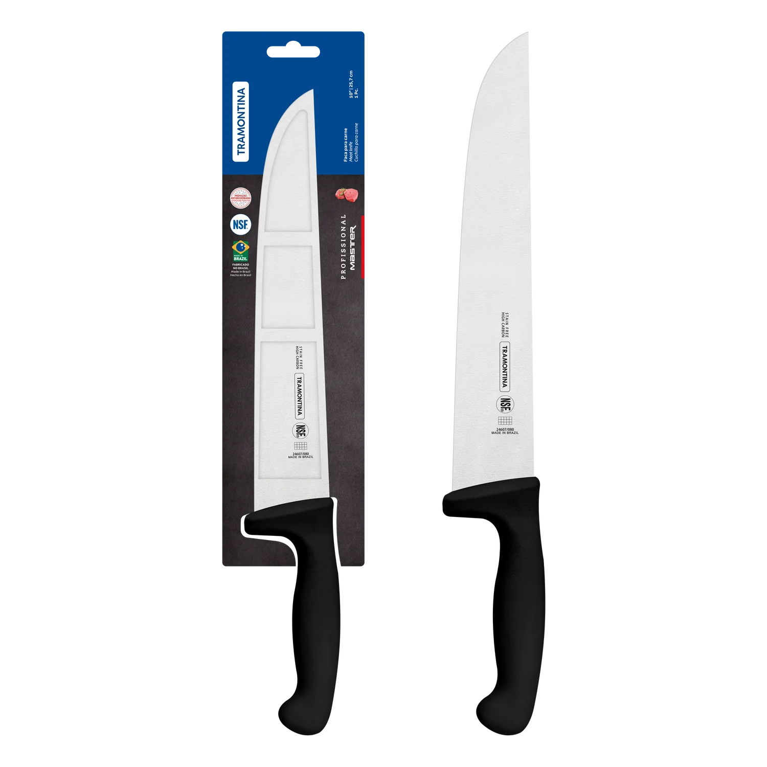 Tramontina Professional Master Black Meat Knife 10"