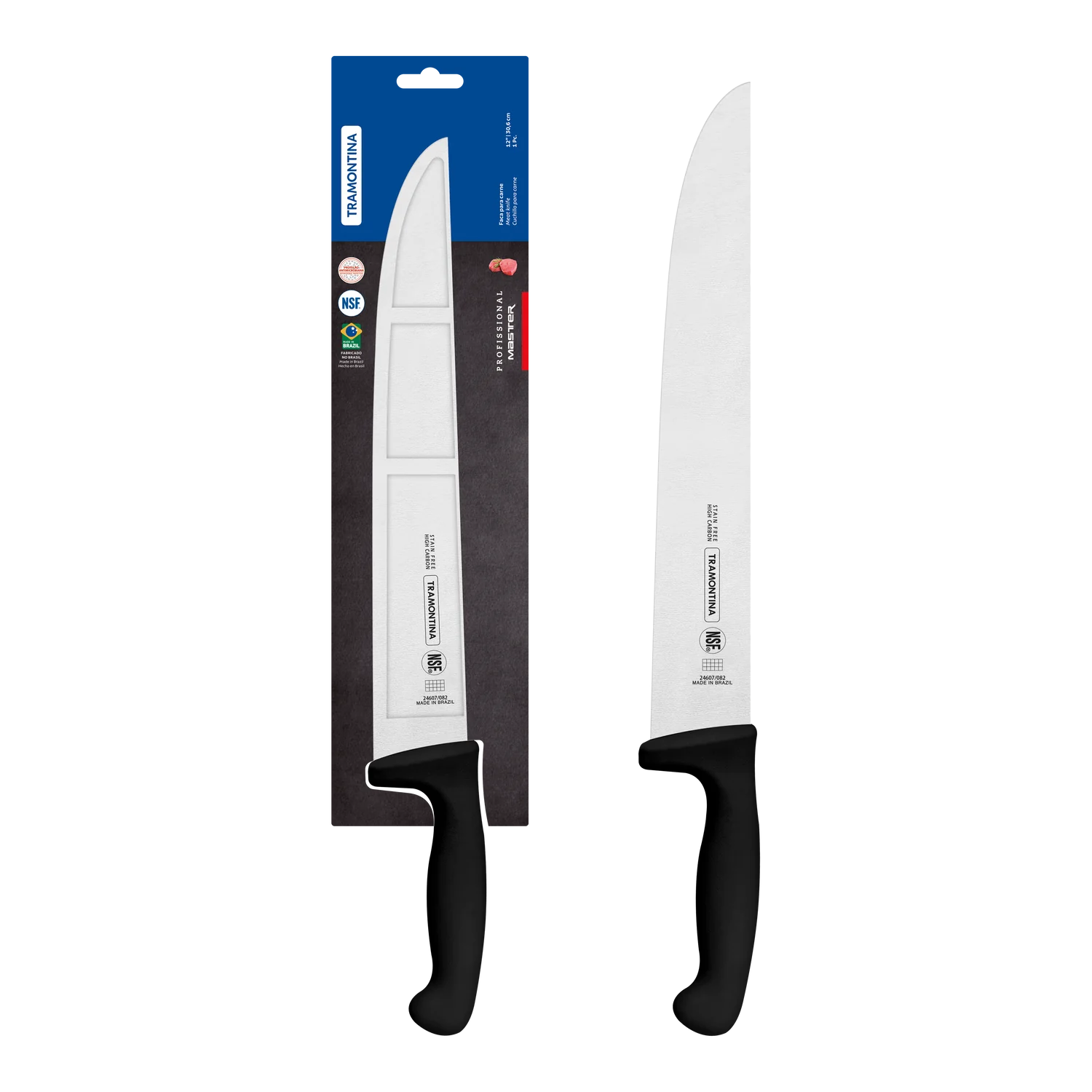 Tramontina Professional Master Black Meat Knife 12"