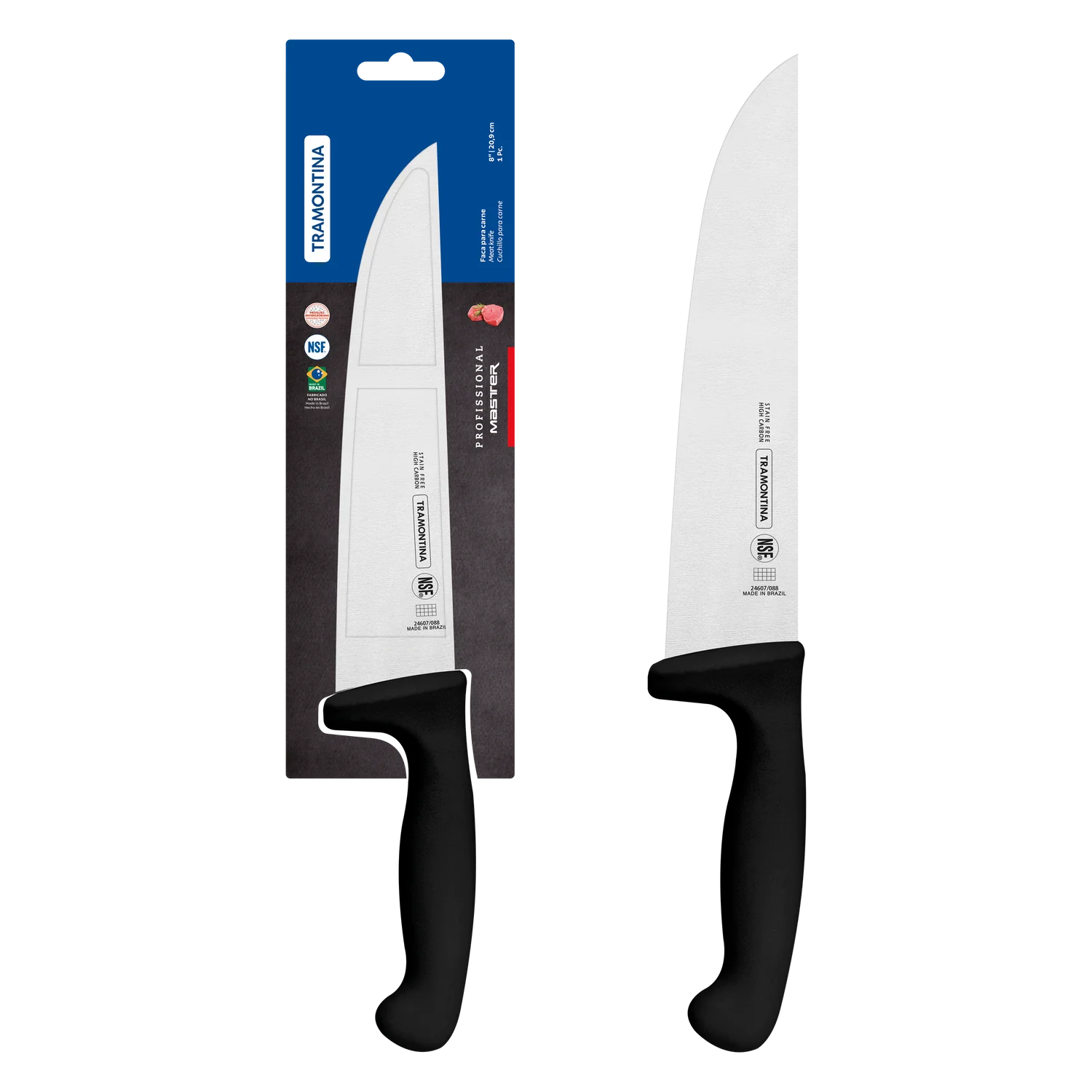 Tramontina Professional Master Black Meat Knife 8"