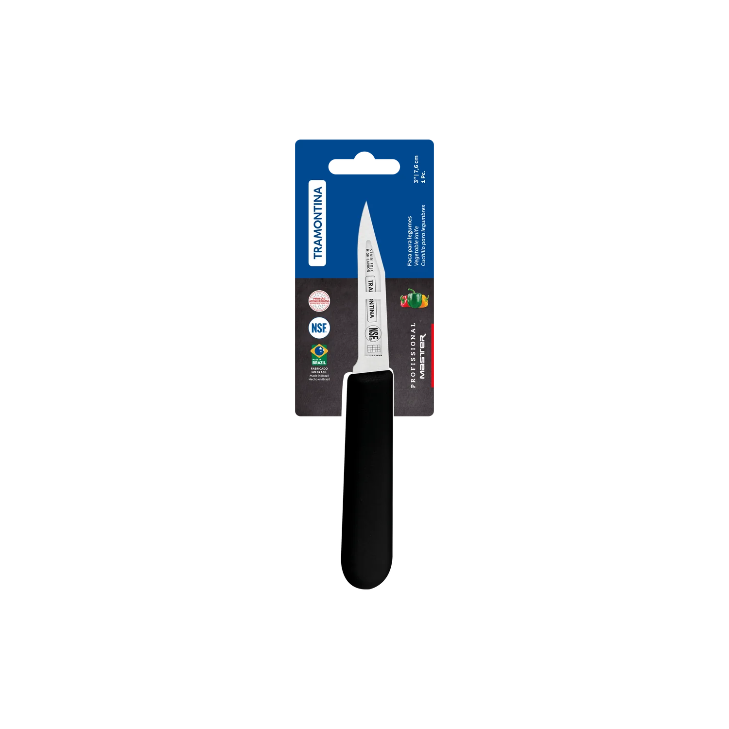 Tramontina Professional Master Black Paring Knife 3"