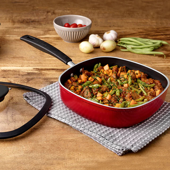 Tramontina Red Deep-Frying Pan 2.8 Litres