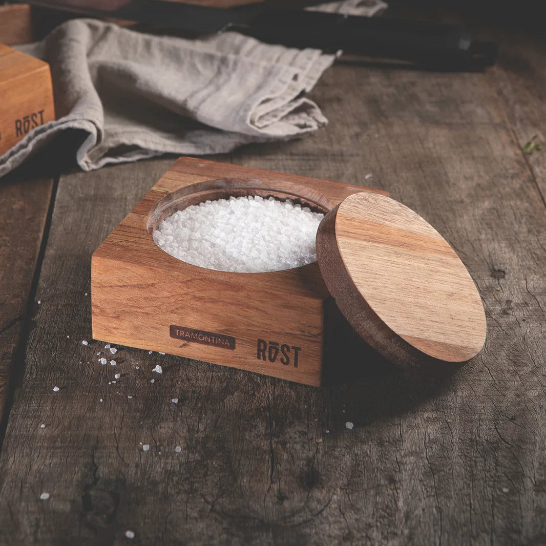 Tramontina Rost Salt Cellar in Jatobá Wood