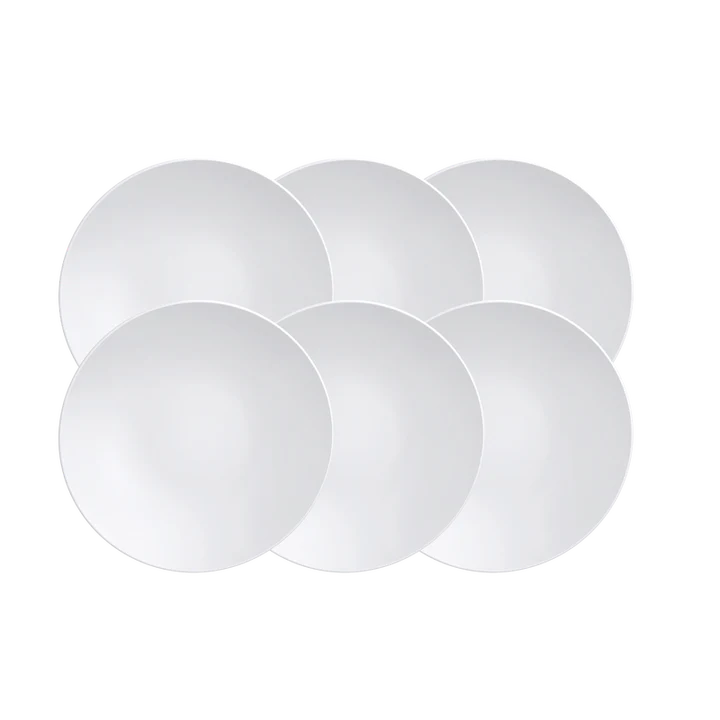 Tramontina Sophia Set of 6 Porcelain Dinner Plates 21cms