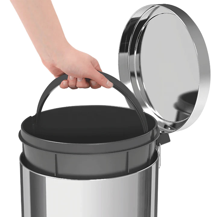 Tramontina Stainless Steel Pedal Trash Bin 12 Litres