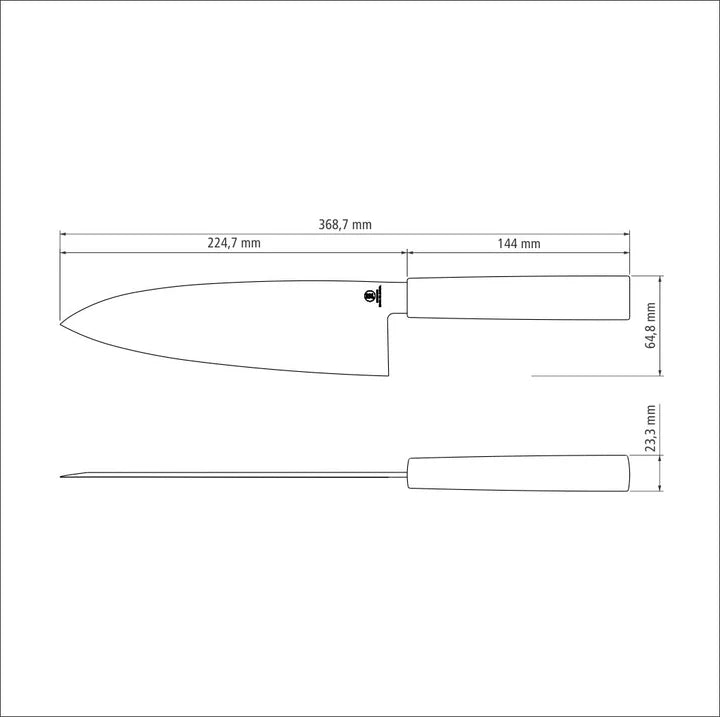 Tramontina Sushi Stainless Steel Deba Knife