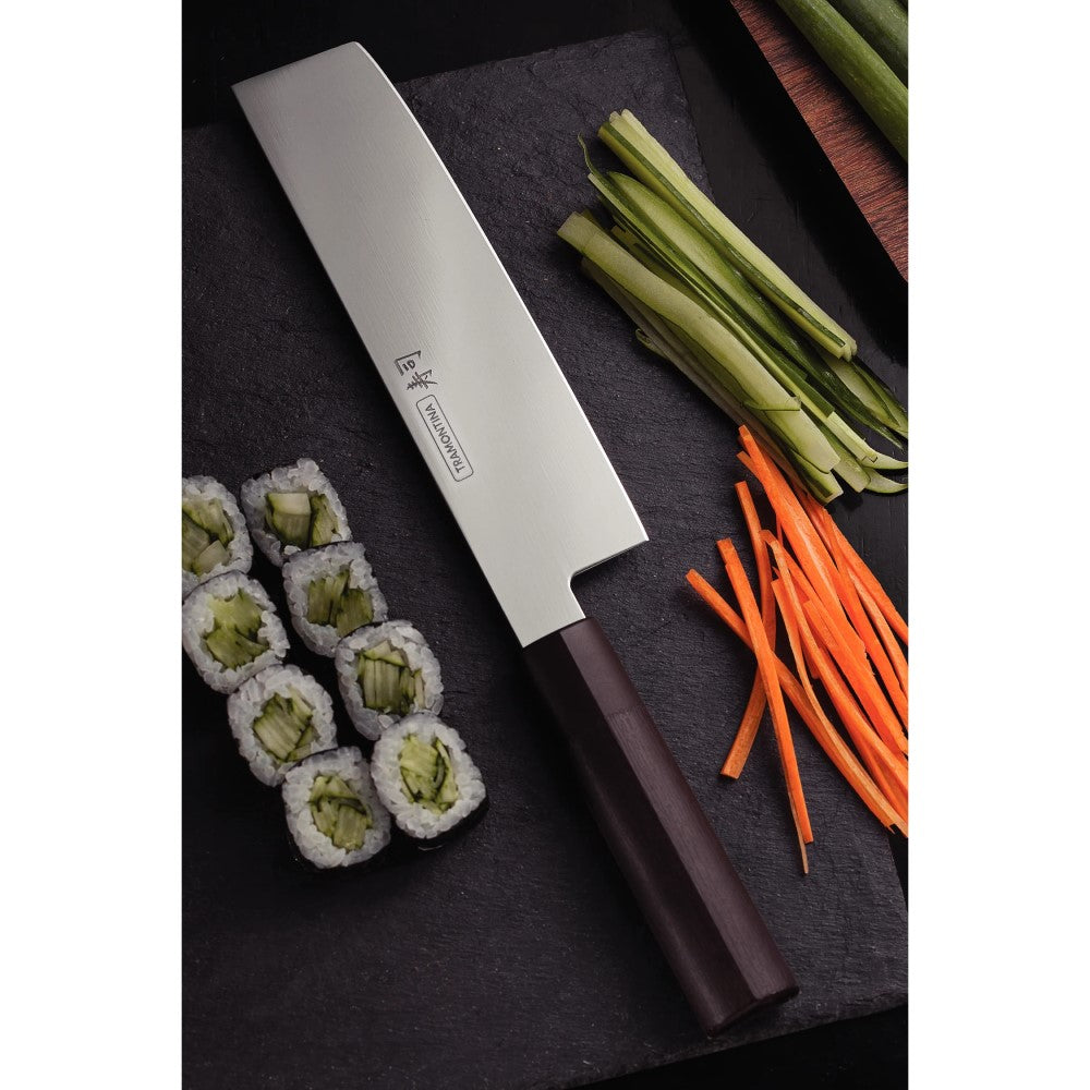 Tramontina Sushi Stainless Steel Nakiri Knife - 17.78cms