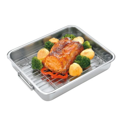 Tramontina Tableware Stainless Steel Tray with Grill