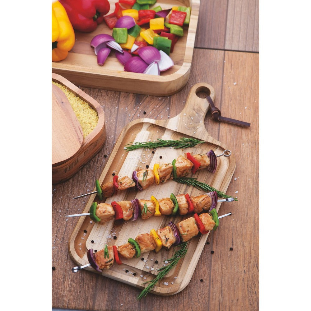 Tramontina Teak Wood Cutting Board with Handle 46 X 23cms