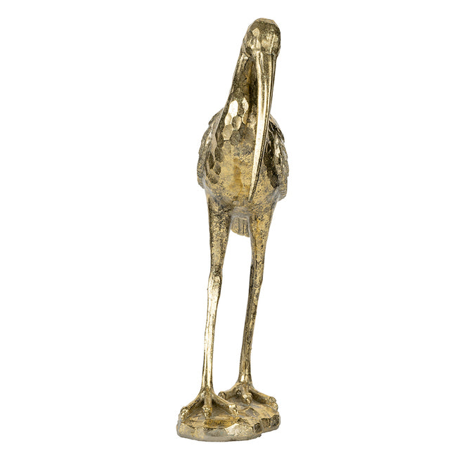 Tranquil Beauty Resin Crane Sculpture