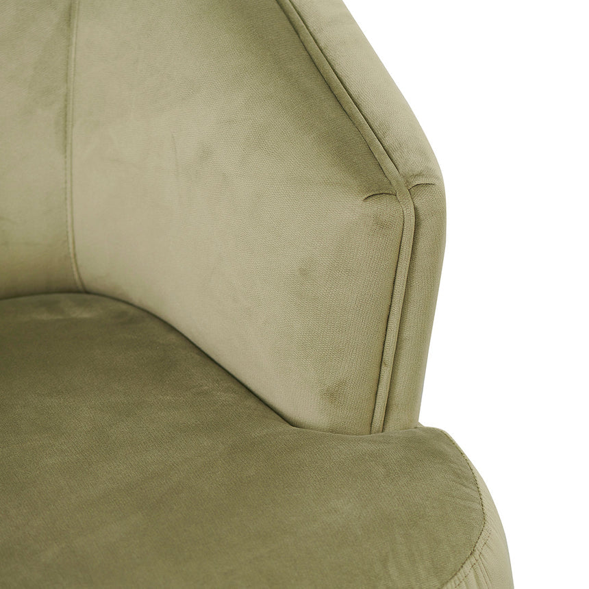 Tranquility Fabric Armchair - Sage Green