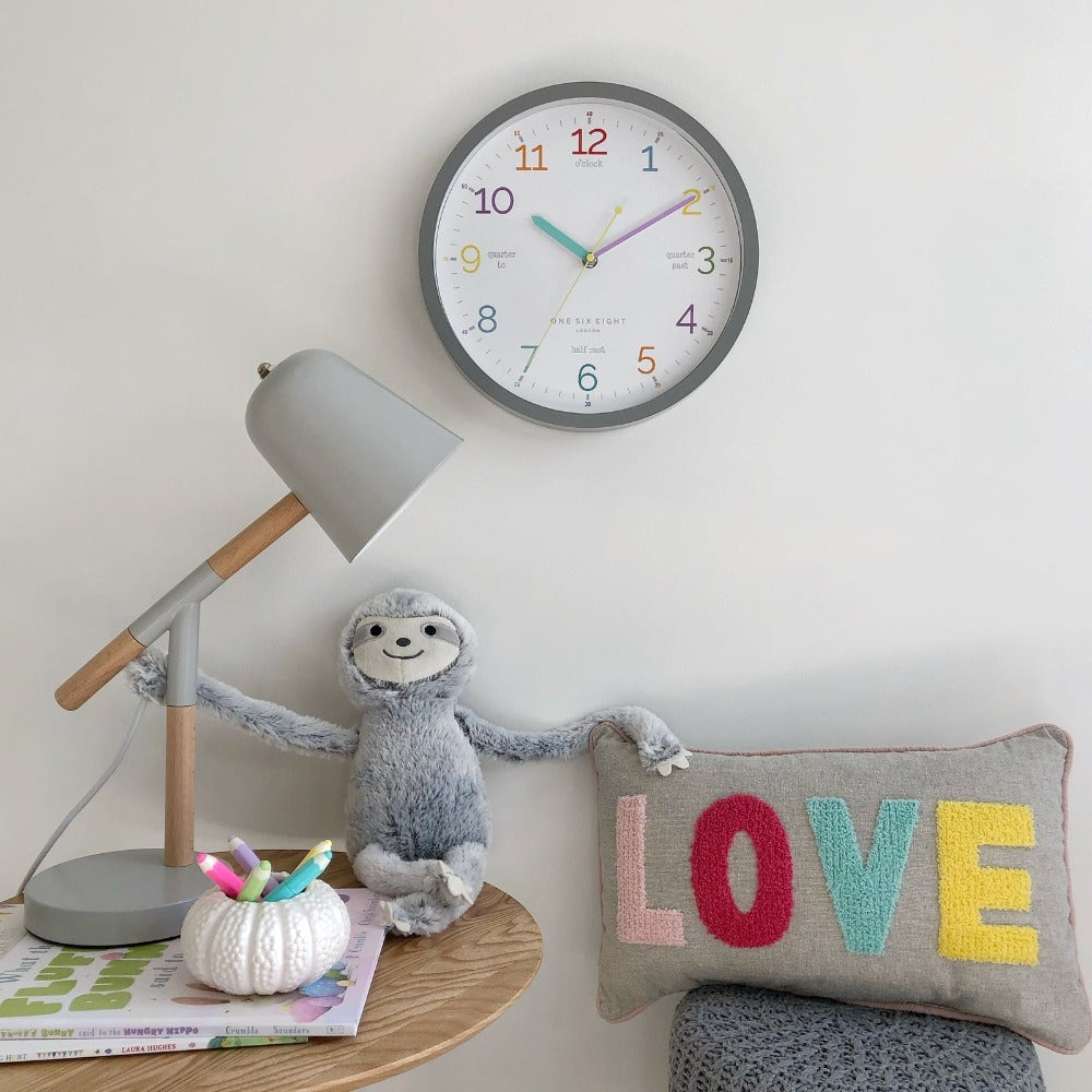 Transcendent Time Colorful Wall Clock 30cms (Available in 2 colors)