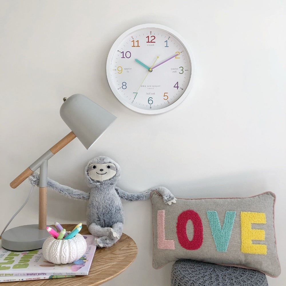 Transcendent Time Colorful Wall Clock 30cms (Available in 2 colors)