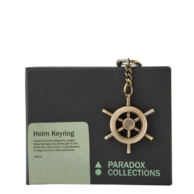Traveller Helm Brass Keyring