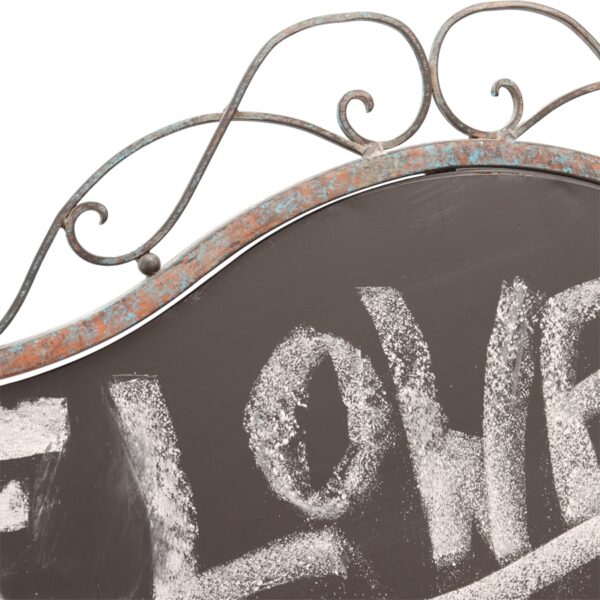 Two Shelf Garden Plant Stand With Chalkboard