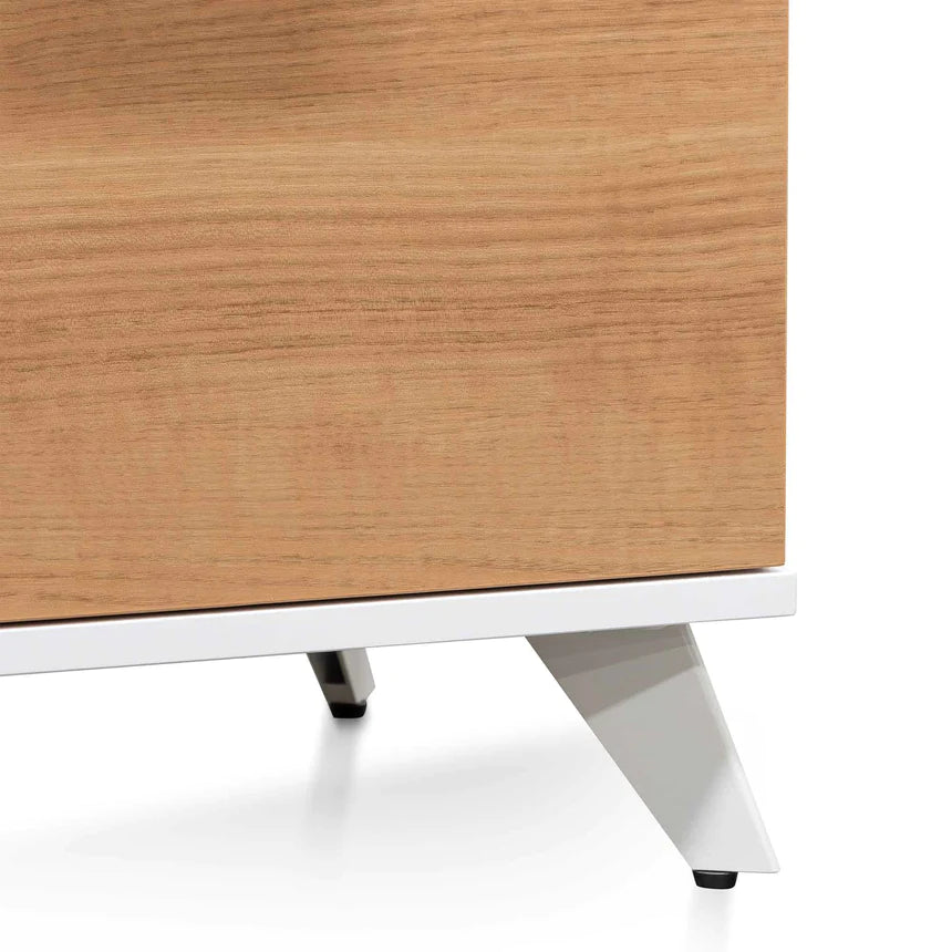Ultimate Left Return Office Desk 160cms - Natural & White