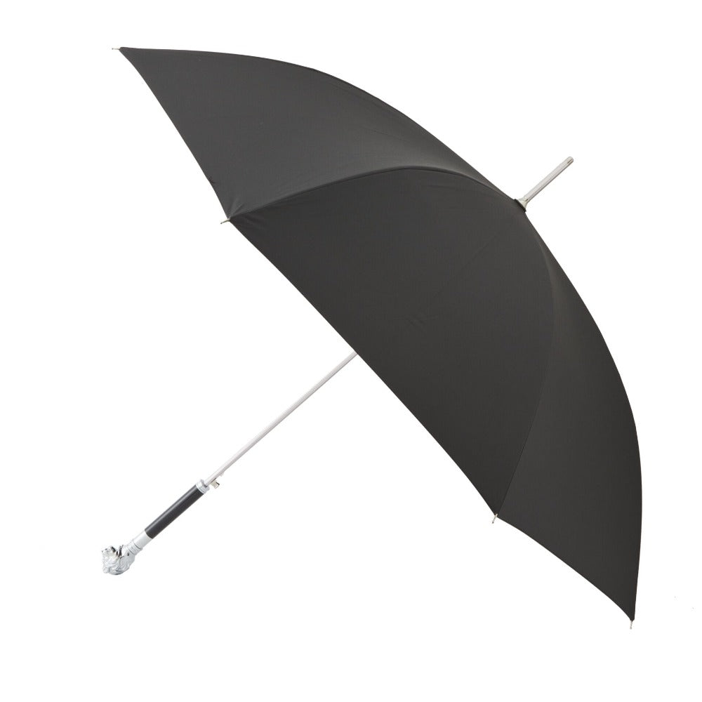 Umbrella With Nickel Lion Head Handle